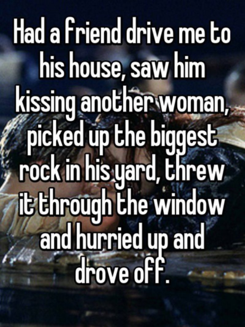 The Lady Who Threw a Rock!-15 People Reveal The Crazy Things They Did After A Bad Breakup
