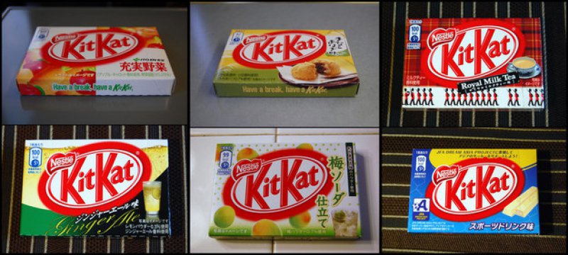 Kit Kat Flavors-15 Weird Things That Can Happen Only In Japan