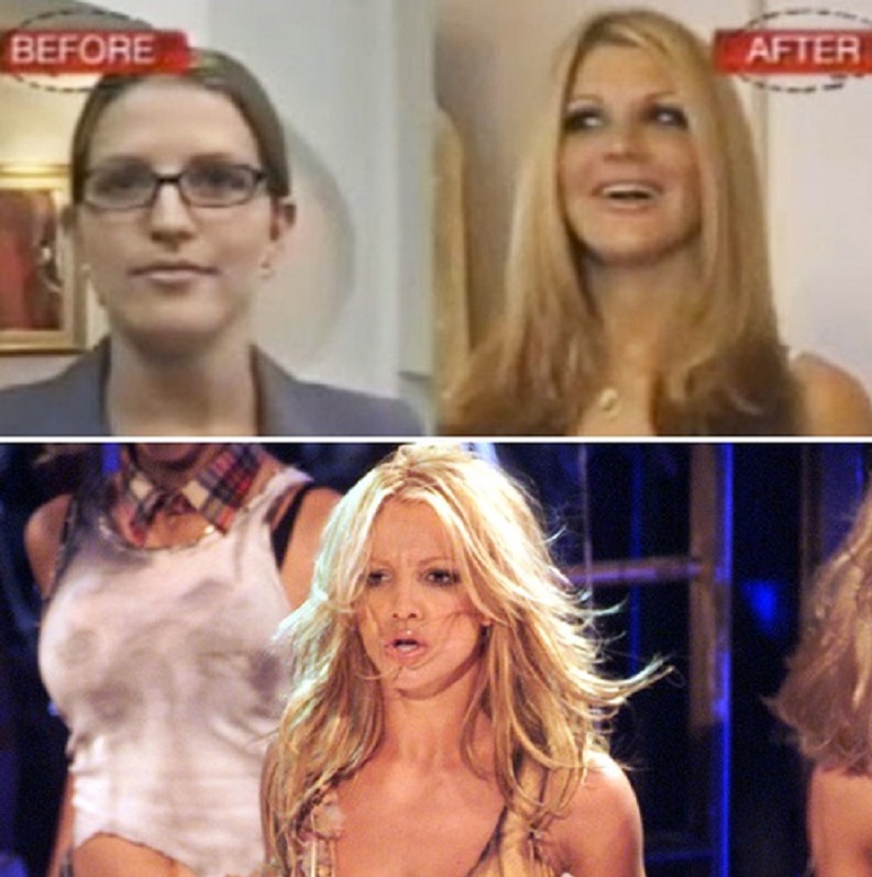 Crystal U (Britney Spears)-15 People Who Had Plastic Surgery To Look Like Celebs