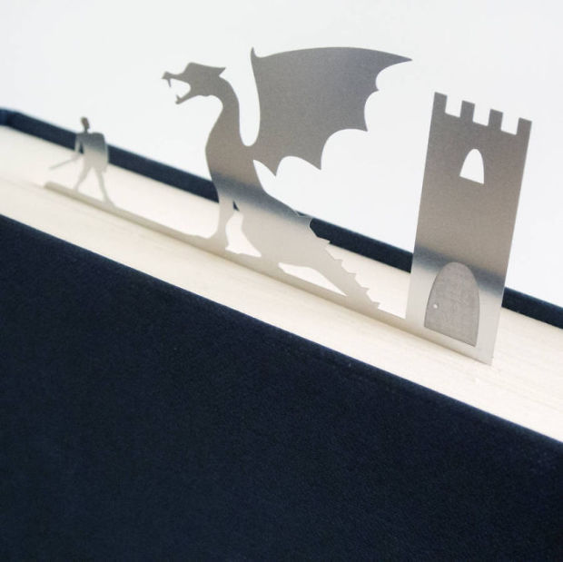 Dragon and Knight Bookmark-15 Bookmarks You Must Have If You Are A Bookworm