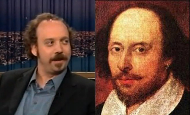 Paul Giamatti and William Shakespeare -15 Celebrities Who Look Like People From Past