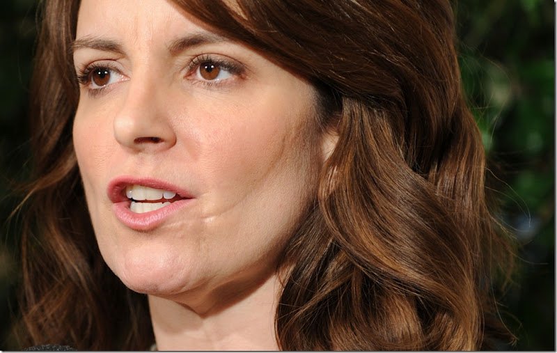 Tina Fey's Scar On Left Cheek-12 Celebrities With Scars And Deformities