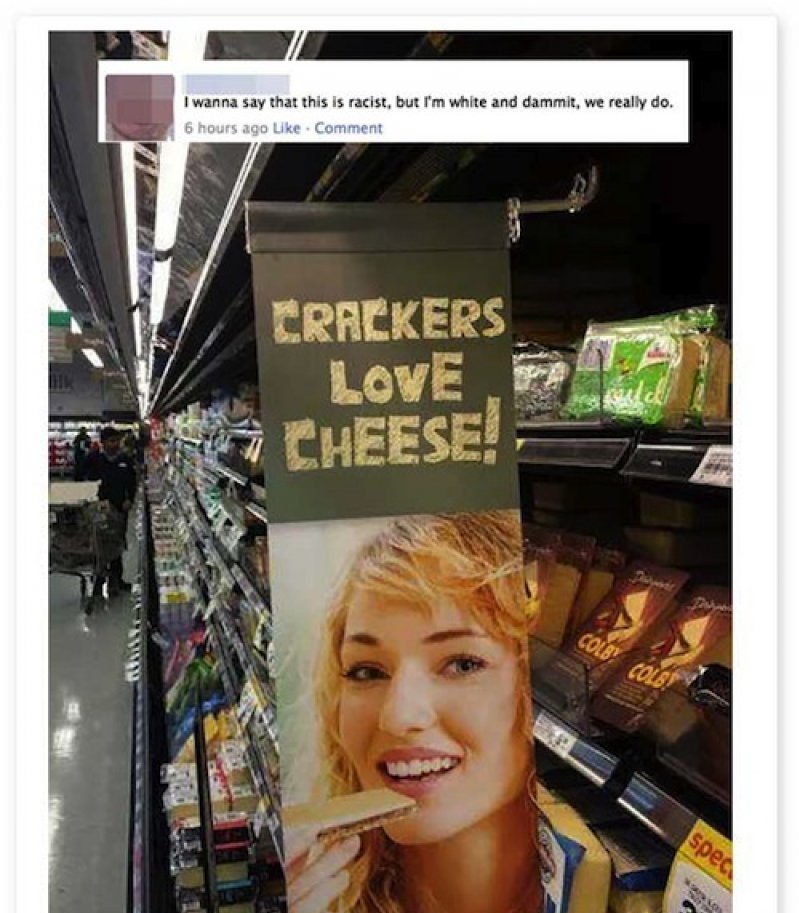 Crackers Love Cheese!-15 Hysterical Facebook Photo Comments Ever
