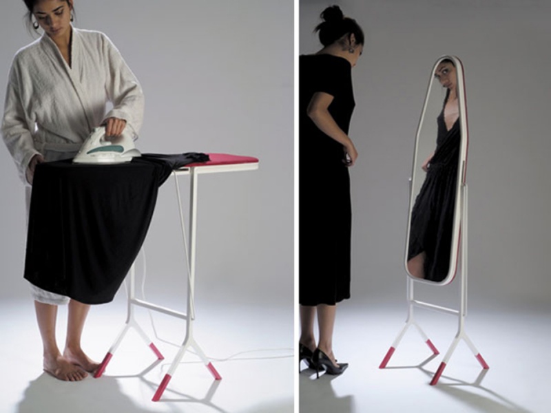 Mirror Ironing Board-15 Awesome Innovations That Simplify Everyday Life