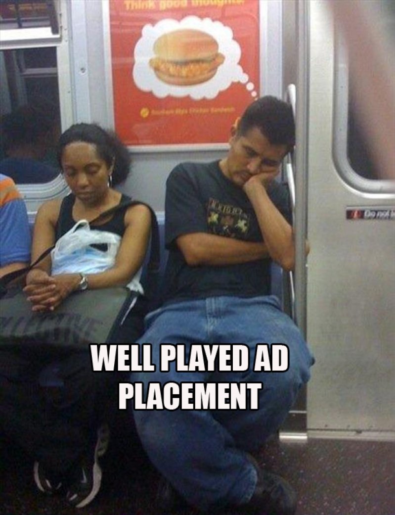 Great Ad Placement-15 Images That Make You Say 'Well Played Sir'.