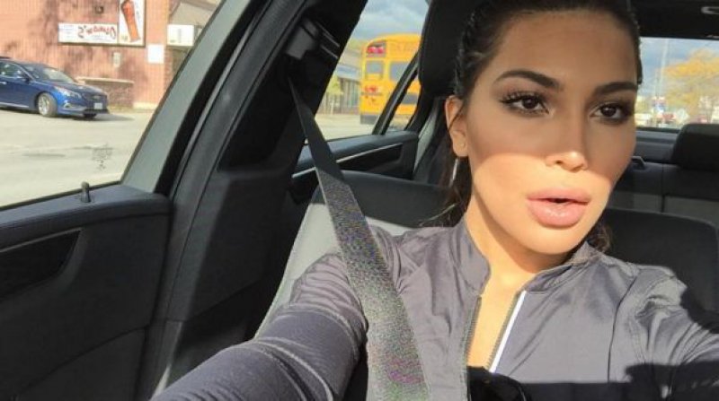 She Follows All Celebrity Makeup Regimens-15 Images Of Kim Kardashian's Doppelganger Kamilla Osman That Will Confuse The Hell Out Of You