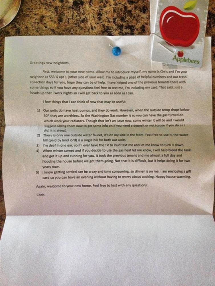 He Must be God-12 Amazing Notes Ever Left By Neighbors