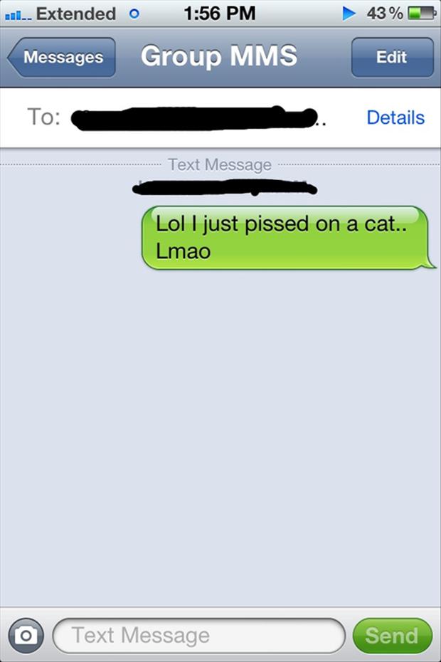 This Drunkard Who Pees on a cat-15 Funniest Drunk Texts That Will Make You Lol