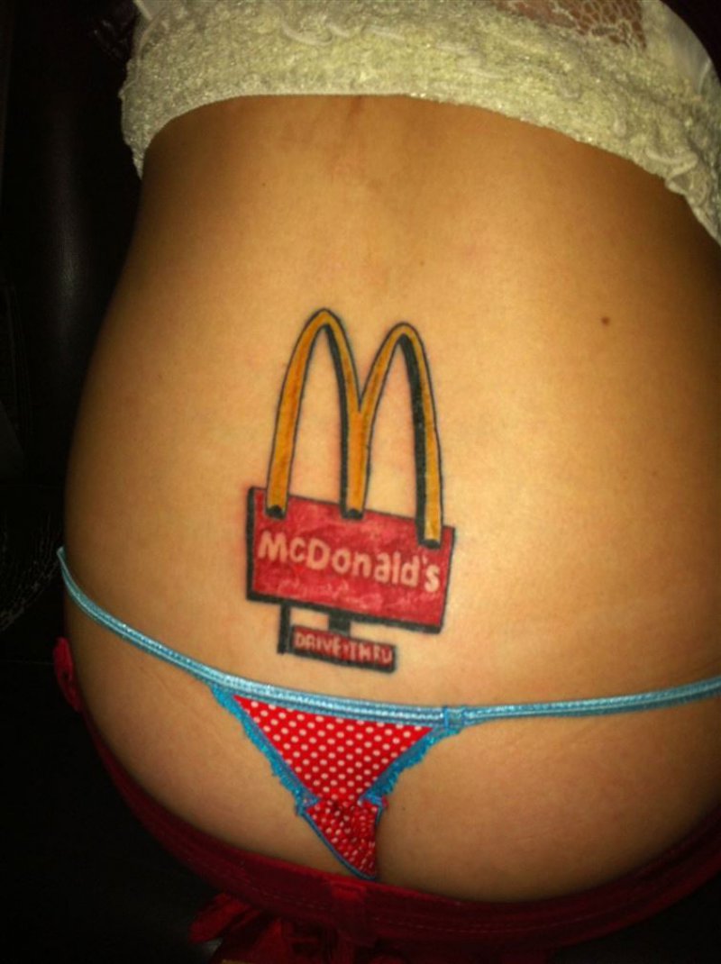 Time for Some McPoop?-15 Tramp Stamps That Will Make You Feel Disgusted