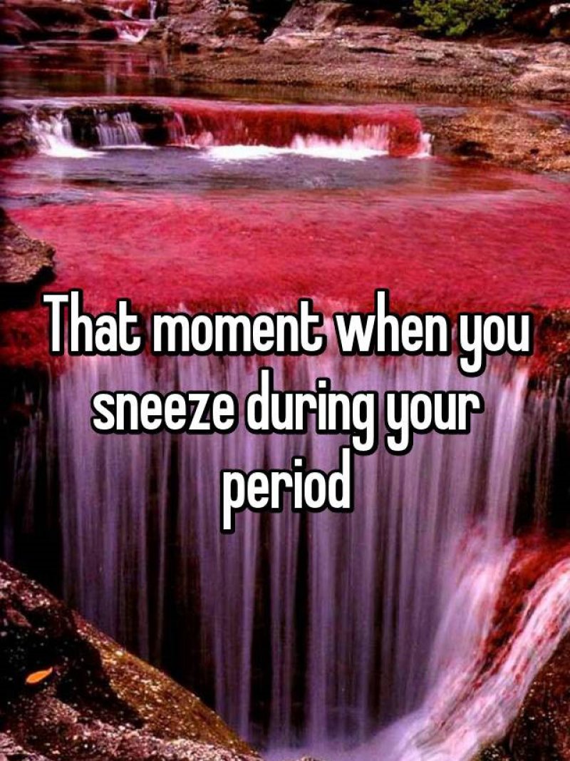 That Moment When You Sneeze During the Period! -15 Confessions About Periods Only Women Will Understand 