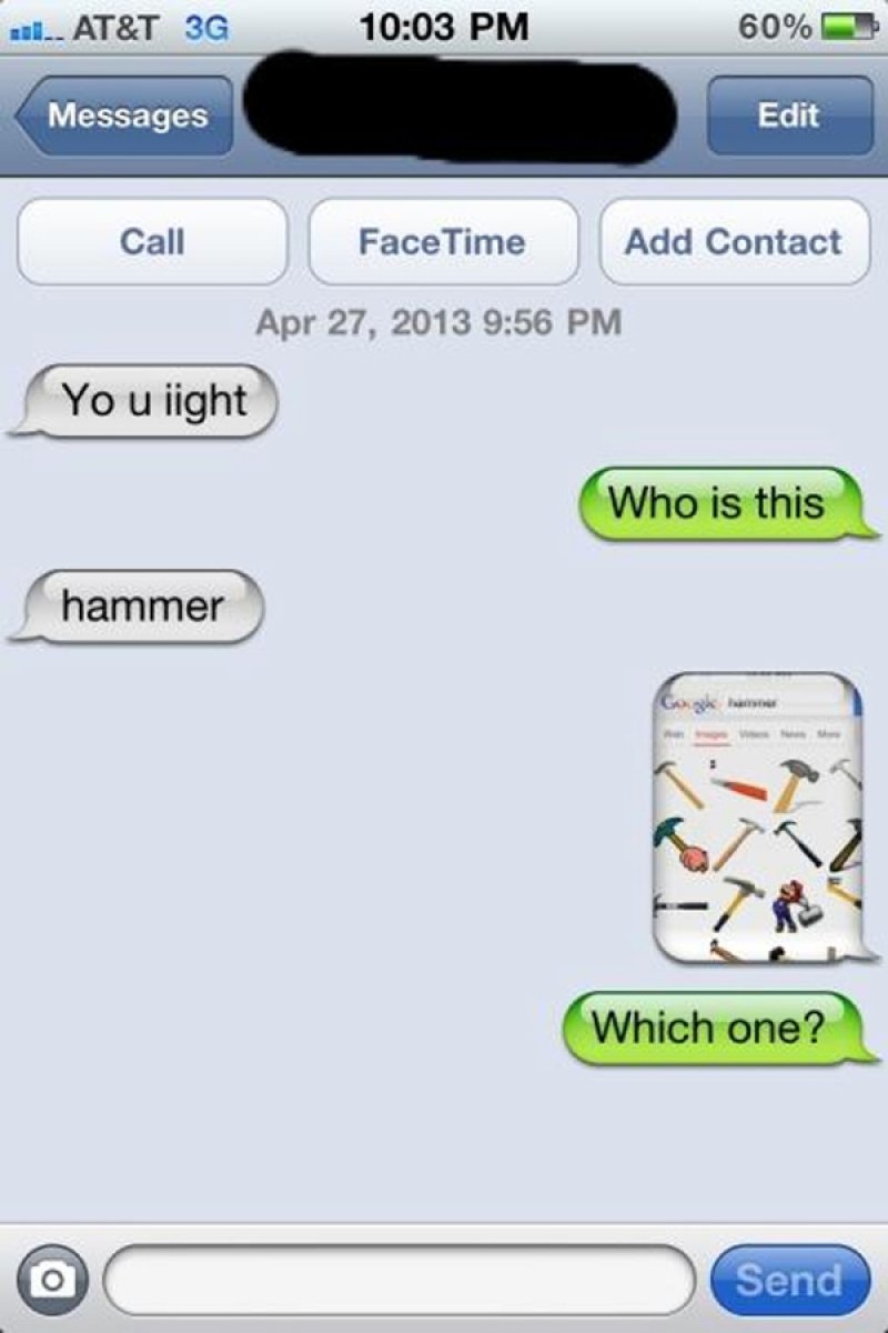 When Wrong Hammers Start Texting You!-15 Hilarious Wrong Number Conversations