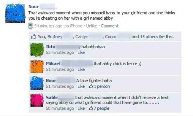 That Awkward Moment You Forgot Your GF too is on Facebook-15 Times People Exposed Their Cheating Partners On Facebook 