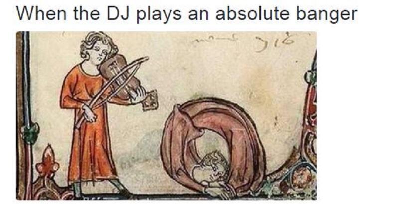 When the DJ Plays an Absolute Banger-15 Art History Reactions That Are Sure To Make You Laugh