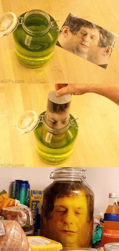 Head in a Jar-Best Pranks For April Fool's Day