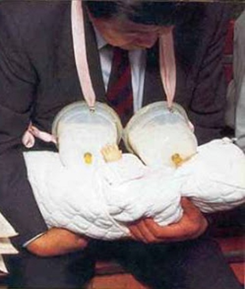Baby breastfeeder for men-Insane Japanese Inventions