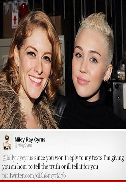 Miley Threatens Her Dad Billy Ray-15 Images That Show Miley Cyrus Has Become Trashy