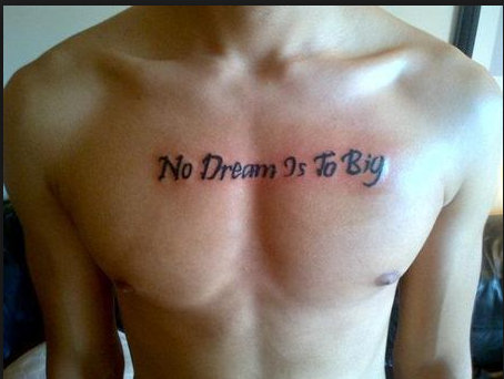 No-dream-15 Worst Tattoo Spelling Mistakes Ever