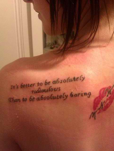 Ridiculous-became-ridioulous-15 Worst Tattoo Spelling Mistakes Ever