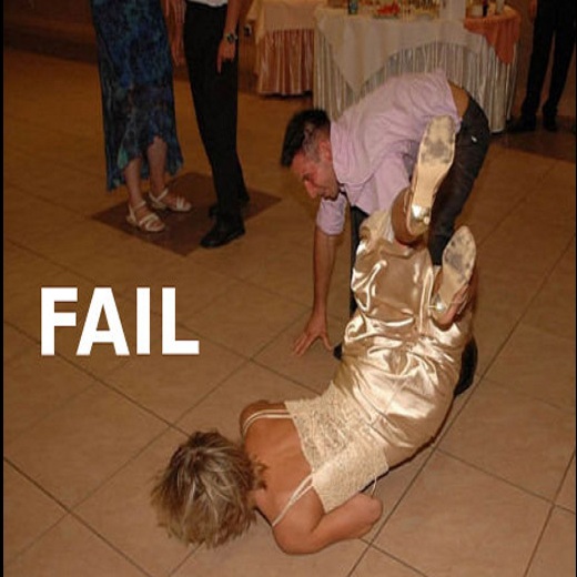 The wedding dance-Top 15 Party Fail Photos That Will Make You Say WTF!